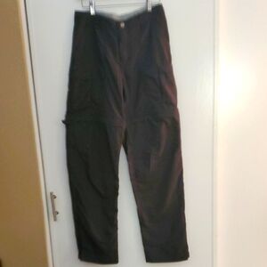 REI Men's Or Womens Dark Cargo Pants W Zipper Off Legs